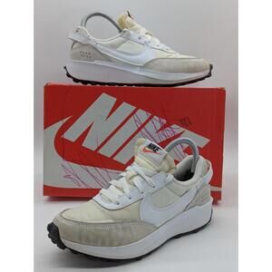 Women's Size 6.5 / Kids 5Y Nike Waffle Debut Beige Athletic Sneakers DH9523-100
